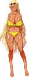 1girls alternate_hair_color arms_folded arms_under_breasts big_breasts bikini bishoujo_senshi_sailor_moon blonde_hair blush busty cleavage curvaceous curvy curvy_body curvy_female curvy_hips female female_only glasses hands_on_hips huge_breasts large_breasts long_hair mario_(artist) mature mature_female milf minako_aino orcsoft purple_eyes seductive seductive_look seductive_smile smile solo sunglasses sunglasses_on_head swimsuit tan tan_body tan_skin transparent_background yellow_bikini