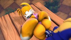 2boys 3d anal animated anthro ass crossdressing cum cum_in_ass cum_inside doggy_style femboy gay girly huge_ass male male_only male_penetrating partially_clothed rough_sex sfm sonic_(series) sonic_the_hedgehog sound tails thick_thighs thordersfm trap video wide_hips yaoi yellow_fur