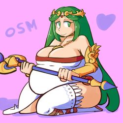 palutena from kid icarus by fupoo