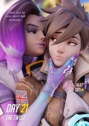 1futa 1girls 3d ball_growth chainsmoker chronal_accelerator clothed_female clothed_futanari futanari harness huge_cock human lena_oxton light-skinned_futanari no_nut_november olivia_colomar overwatch overwatch_2 penis_growth penis_out penis_under_clothes precum precum_drip precum_on_penis precum_pool precum_through_clothing sombra testicle_growth tracer