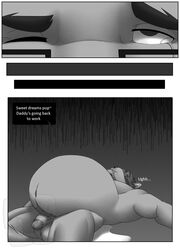 anthro canid canine canis comic domestic_dog duo english_text hi_res ken(sush1d0g3) male male/male mammal monochrome obese overweight overweight_male sush1d0g3 text