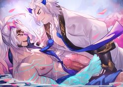 2boys frottage gay grinding incest league_of_legends male male/male male_only precum spirit_blossom_series spirit_blossom_yasuo spirit_blossom_yone yaoi yasuo yone