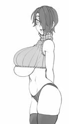 1girls big_breasts breasts female female_only huge_breasts large_breasts looking_at_viewer saya_(twrlare) solo twrlare