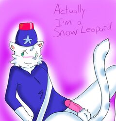 chowder kitazureskye male_only snow_leopard snow_leopard_(chowder) tagme