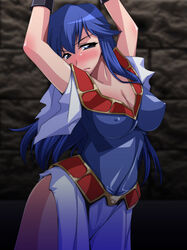 1girls ariyon bdsm blush bondage bound breasts elice_(fire_emblem) fire_emblem fire_emblem:_mystery_of_the_emblem fire_emblem:_shadow_dragon_and_the_blade_of_light nintendo nipples slave sweat tagme