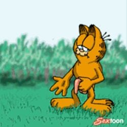 2boys 2d 2d_animation anal anal_sex animated big_penis cumshot duo flaccid furry furry_only garfield_(series) garfield_the_cat gif grass interspecies looking_at_viewer male male_only multiple_males no_humans odie outdoors penis sex sextoon smile tongue tongue_out yaoi