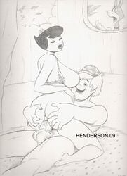 2009 bamm-bamm_rubble betty_rubble dino female hanna-barbera henderson human male monochrome nipples penis pussy straight tagme testicles the_flintstones the_pebbles_and_bamm-bamm_show