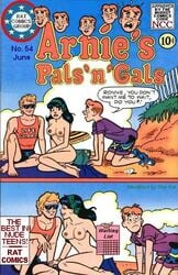 alias_the_rat archie_andrews archie_comics black_hair nude veronica_lodge