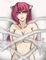 1girls drawn elfen_lied female female_only lucy_(elfen_lied) solo tagme vectors