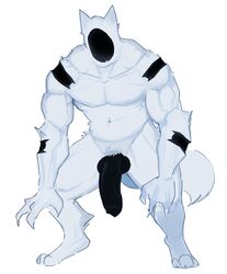 amalgamate_(undertale) animal_genitalia animal_penis anthro athletic bara canid canine canine_penis canis domestic_dog endogeny genitals goonie-san hi_res male male_only mammal monster muscular muscular_male nude penis undertale video_games