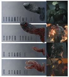 4boys big_penis capcom comparison english_text erection g_(stage_1) g_(stage_2) killveous male male_only monster monster_cock mr_x penis penis_size_chart penis_size_comparison penis_size_comparison_meme penis_size_difference resident_evil resident_evil_2 resident_evil_2_remake super_tyrant text tyrant unusual_penis william_birkin