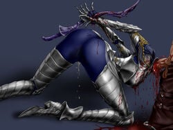 1boy 1boy1girl 1girls armor armored_boots ass ayaswan blood dancer_of_the_boreal_valley dark_souls dark_souls_3 dat_ass death decapitation female female_death from_behind fromsoftware gauntlets gore guro heels high_heels huge_ass humanoid large_ass melee_weapon necrophilia peeing skin_tight sword urination urine weapon