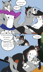 1futa 1girls anthro anthro_on_taur bottomwear breasts canid canine clothed clothing clothing_aside clothing_lift comic comic_page completely_nude dirty_talk felid female fox furniture futa_on_female futanari genitals hair herm hybrid implied_incest incest intersex intersex/female jeto_(jeto_calihan) jeto_calihan leverage licking mammal mostly_nude multi_breast neiri nipples nude nude_female nude_futanari nuzzling pantherine panties panties_aside personal_grooming plant ponytail pussy raised_clothing raised_shirt raised_tail raised_topwear shirt sibling siblings sister sisters skirt skirt_lift snow_leopard social_grooming t-shirt table taur tongue tongue_out topless topwear underwear underwear_aside undressing vneck window