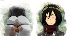 mikasa ackerman from attack on titan by boobspanker