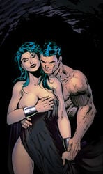 after_sex alex_sinclair batman batman_(series) breasts bruce_wayne cave comic covered_nipples covering covering_breasts dc dc_comics diana_prince edit jim_lee justice_league nude scott_williams wonder_woman wonder_woman_(series)