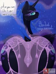 nightmare moon (mlp) from friendship is magic by br333