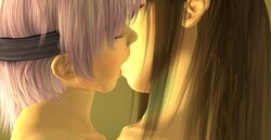 1futa 1girls 3d age_difference ayame_(doa) ayane_(doa) big_breasts daughter dead_or_alive female futa_on_female futanari implied_futanari incest kissing mother mother_and_daughter parent parent_and_child