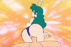 1boy 1girls animal_ears animated anus aqua_hair ass ass_focus ass_jiggle ass_shake backboob big_ass bouncing_ass earrings female from_behind happy_sex hikaru_(parodius) huge_ass konami leotard long_hair loop male minus8 no_sound parodius parodius_animation_(minus8) penis pussy rabbit rabbit_ears rabbit_tail reverse_cowgirl_position sex shorter_than_10_seconds shorter_than_30_seconds smile tagme vaginal_penetration video wide_hips