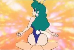 1boy 1girls animal_ears animated anus aqua_hair ass_jiggle ass_shake backboob big_breasts big_penis bouncing_ass bouncing_breasts earrings female from_behind happy_sex hikaru_(parodius) huge_ass konami leotard long_hair loop male minus8 no_sound parodius parodius_animation_(minus8) penis pussy rabbit rabbit_ears rabbit_tail reverse_cowgirl_position sex shorter_than_10_seconds shorter_than_30_seconds smile tagme vaginal_penetration video wide_hips