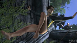 3d badgersfm lara_croft lara_croft_(survivor) peril ryona tomb_raider