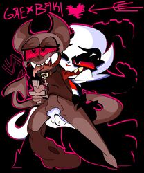 anthro baki_(dynocation) demon dynocation furry male tagme yaoi