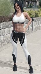 1girls 3d abs big_breasts blender breasts cleavage edenian female female_only fully_clothed huge_breasts hybrid large_breasts looking_at_viewer mileena mileena_(mk9) monster monster_girl mortal_kombat mortal_kombat_(2011) muscles muscular muscular_female naughty_face netherrealm_studios seductive seductive_smile sharp_teeth shizzyzzzzzz smile solo tarkatan thick_thighs tight_clothing wide_hips
