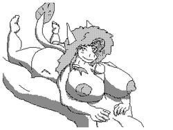 4:3 animated anthro aquatic_dragon areola ass athletic athletic_anthro athletic_female big_breasts big_butt breasts curvy_figure dragon duo elmo-san exposed_breasts faceless_male feet female female_on_top first_person_view fish flipnote_studio flipnote_studio_3d galina genitals gif human humanoid jiggle king_of_fartoilet lizard male male_human/female_anthro male_on_bottom mammal marine nipples nude on_bottom on_top paizuri penis reptile scalie sea_serpent sex shark short_playtime smile straight titjob voluptuous