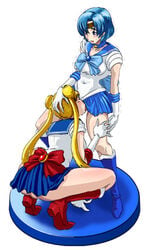 1futa 1girls ami_mizuno ass big_ass big_breasts bishoujo_senshi_sailor_moon blonde_hair blue_hair blush bottomless_skirt breasts butcha-u clothing cum cum_drip cum_in_mouth cunnilingus deepthroat erection erection_under_clothes erection_under_skirt eroquis fellatio female femsub footwear futa_on_female futa_sans_balls futadom futanari hair_grab hand_on_head handwear herm human intersex large_ass large_breasts magical_girl neckwear no_panties oral penis penis_out penis_under_clothes penis_under_skirt pleasure_face pussy sailor_mercury sailor_moon sailor_senshi school_uniform serafuku skirt skirt_lift small_breasts spread_legs squat squatting straight_hair teenager thick_ass thick_thighs uncensored usagi_tsukino white_background