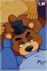 3boys anal animated animatronic anthro anthro_on_anthro ass blowjob bonnie_(fnaf) faceless_male fellatio five_nights_at_freddy's fnaf freddy_(fnaf) from_behind golden_freddy_(fnaf) mabit male male/male male/male/male nude penetration robot scottgames tagme video