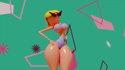 1girls 3d_animation ass_expansion ass_shake bikini breast_expansion female_only huge_ass huge_breasts knick_knack pixar shocking_(artist) sunny_miami tagme video