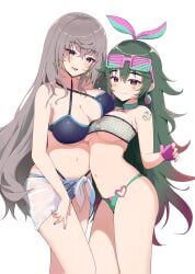 2d 2d_(artwork) 2d_artwork 2girls almost_naked almost_nude arm_tattoo background bare_arms bare_belly bare_chest bare_hands bare_hips bare_legs bare_midriff bare_navel bare_shoulders bare_skin bare_thighs belly belly_button big_boobs big_breasts bikini bikini_bottom bikini_only bikini_top black_bikini black_bikini_bottom black_bikini_top black_swimsuit black_swimwear blank_background blue_fingernails blue_nail_polish blue_nails breast_press breast_press_on_chest breast_squeeze breasts breasts_press breasts_pressed_against_another breasts_pressed_against_partner breasts_pressed_together busty busty_female busty_girl character_request cleavage closed_mouth_smile collarbone curvaceous curvaceous_body curvaceous_female curvaceous_figure curvaceous_hips curvy curvy_body curvy_female curvy_figure curvy_hips digital digital_art digital_drawing digital_drawing_(artwork) digital_media digital_media_(artwork) docking drawing duo ear_piercing ear_piercings earrings elbows exposed exposed_arms exposed_belly exposed_chest exposed_hips exposed_legs exposed_midriff exposed_navel exposed_shoulders exposed_skin exposed_thighs female female_focus female_only fingernails fingers from_front front_view girls'_frontline glossy_breasts glossy_hair green-haired_female green_bikini green_bikini_bottom green_bikini_top green_hair green_swimsuit green_swimwear green_tattoo grey-haired_female grey_hair groin hair_between_eyes halterneck hand_on_leg hand_on_own_leg hand_on_own_thigh hand_on_thigh hourglass_figure inframammary_fold large_boobs large_breasts lean_figure light_smile long_hair looking_at_viewer maikurorensu midriff monotone_background mostly_nude multiple_females multiple_girls nail_polish nails naked naked_female naked_woman narrow_waist navel nearly_nude nude nude_female nudity one_color_background open_mouth open_mouth_smile parted_lips pierced_ear pierced_ears plain_background portrait posing posing_for_the_viewer posing_naked posing_nude practically_nude pressing_breast_on_partner pressing_breasts pressing_breasts_together pushing_breasts_together pushing_breasts_up red_fingernails red_nail_polish red_nails rubbing_breasts shiny_breasts shiny_hair shiny_legs shiny_skin shiny_thighs shoulders slender_body slender_waist slight_smile slim_female slim_waist smile smiley_face smiling smiling_at_viewer solid_color_background squeezing_breast squeezing_breasts squeezing_breasts_together standing string_bikini swimsuit swimwear tattoo tattoo_on_arm tattoo_on_arms tattooed tattooed_arm tattooed_arms tattooed_female tattooed_girl thick_eyebrows thighs tongue top_view touching_leg touching_thigh underboob upper_body very_long_hair very_long_hair_female white_background wide_hips