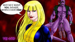 blonde_hair magik_(illyana_rasputin) marvel monster new_mutants penis s'ym straight_hair x-men