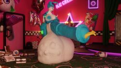 16:9 3d_(artwork) animatronic anthro balls big_balls big_breasts big_penis bodily_fluids breasts bunnnyboi chiku_(cryptiacurves) cock_vore cum cum_inside digestion digestion_implied digital_media_(artwork) female five_nights_at_freddy's five_nights_at_freddy's_2 genital_fluids genitals gynomorph hi_res huge_balls huge_penis hyper hyper_balls hyper_genitalia hyper_penis imprint intersex lagomorph leporid machine mammal multiple_prey nude penile penis rabbit robot scottgames seductive toy_bonnie_(fnaf) unwilling_prey vore widescreen