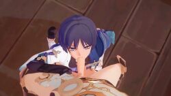 aether_(genshin_impact) blowjob blowjob_face blowjob_pov cum cum_in_mouth dick duo genshin_impact hard_cock hard_on hexmoriz male male_only multiple_males penis scaramouche_(genshin_impact) sucking sucking_dick sucking_off sucking_penis sucking_tip tagme video wanderer_(genshin_impact) yaoi