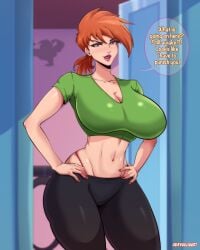 1female 1girl 1girls artist_name artist_signature babysitter belly belly_button big_boobs big_breasts curvaceous curvaceous_body curvaceous_female curvaceous_figure curvaceous_thighs curvy curvy_body curvy_female curvy_figure curvy_hips curvy_thighs fairly_oddparents female female_focus female_only fit fit_body fit_female green_clothing high_quality high_resolution highres juicy_body juicy_breasts juicy_lips juicy_thighs juicy_tits looking_at_viewer orange_hair provocative ryuujinart sexy sexy_body sexy_female sexy_pose talking_to_viewer the_fairly_oddparents thick_hips thick_legs thick_lips thick_thighs vicky_(fairly_odd_parents)