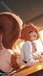 1girls ahe_gao ahegao ahegao_face ai_generated animal_ears ass_up bent_over big_breasts black_lips black_lipstick breasts breasts_out creampie cum cum_in_pussy cum_inside curvy curvy_body curvy_female dark-skinned_male dark_skin doggy_position doggy_style doggystyle dreamyan_ai excessive_cum goth goth_makeup green_eyes gyaru hi_res high_quality high_resolution highres huge_breasts interracial large_breasts makeup marvel marvel_rivals miniskirt nipples open_clothes open_shirt orange_hair pleasure_face prone_bone school_uniform schoolgirl sex sex_from_behind short_hair skirt smile smiling squirrel_ears squirrel_girl_(marvel) squirrel_girl_(marvel_rivals) squirrel_tail thick_ass thick_thighs thighs unbuttoned uncensored vagina vaginal vaginal_insertion vaginal_penetration vaginal_sex