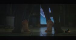 1boy 1girls 3d burenyawaaa feet feet_focus female implied_penetration implied_sex jill_valentine male resident_evil standing_on_tip_toes