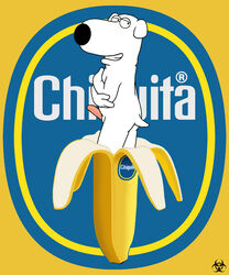 banana biohazard_(artist) brian_griffin chiquita family_guy male_only mascot