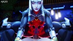 1boy 1girls ajkj blizzard_entertainment duo female geministarsign male opennsfwsp overwatch overwatch_2 robot_girl sex shion_(overwatch) squishsuccubus straight tagme video