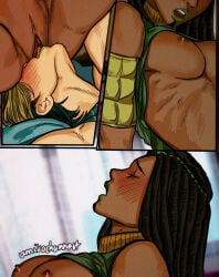 american american_female close-up cunnilingus dark-skinned_female devouring_pussy dreadlocks ermes_costello japanese japanese_female jojo's_bizarre_adventure jolyne_cujoh jolyne_kujo latina latina_female lesbian licking_pussy mexican mexican_female multicolored_hair prisoner pussy shounen_jump stone_ocean umikochannart vagina yuri