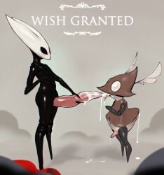 bug cum_in_mouth futanari hollow_knight:_silksong hornet_(hollow_knight) konnikokonni tagme