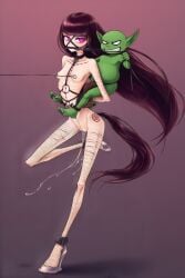 ai_generated defeated goblin ponyplay slave submissive_female