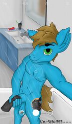 anthro bathroom darkholm1 equid equine genitals hasbro hi_res horse male male_only mammal my_little_pony penis pictures pony shutter_(character)