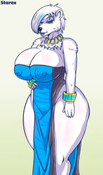 1girls 5tarex anthro anthro_only bear bella_ferrari big_breasts breasts bust busty crowchild female furry furry_only high_tail_hall hth_studios huge_breasts large_breasts legs polar_bear solo solo_female solo_focus thick_hips thick_legs thick_thighs thighs white_fur white_skin wide_hips