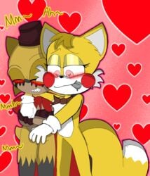 1boy 1girls anthro artist_request doctor_golden_(fnas) dr._golden_(fnas) five_nights_at_sonic's fox handjob hedgehog love masturbation sonic_(series) tagme tongue tongue_in_mouth tongue_out toy_tails_(fnas)