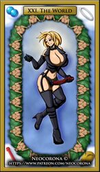 1girls female female_domination female_focus femdom malesub multiple_boys neocorona strap-on tagme tarot tarot_card tarot_deck the_world the_world_(tarot)