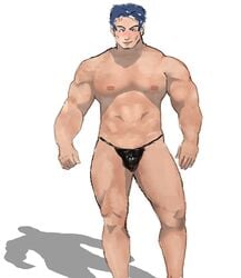 bara fire_emblem fire_emblem:_the_blazing_blade gutchii_ hector_(fire_emblem) male_only muscles