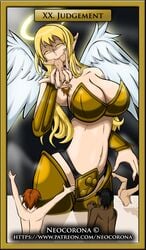 1girls 4boys angel cum_pool fellatio female female_domination female_focus femdom giantess giantess_fellatio judgement_(tarot) larger_female malesub neocorona oral_sex size_difference tagme tarot tarot_card tarot_deck