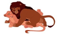 absurd_res alpha_channel animal_genitalia animal_pussy anus blush bodily_fluids cum cum_in_pussy cum_inside disney duo ears_down felid feline_pussy female female_on_bottom female_penetrated feral genital_fluids genitals hailberry hi_res legs_up lion lying male male_on_top male_penetrating male_penetrating_female mammal mane missionary_position on_back on_bottom on_top pantherine pawpads paws penetration pivoted_ears pussy sex spread_legs spreading straight tail_tuft the_lion_king tuft vaginal_penetration