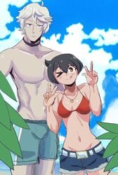 human michiru from brand new animal by deanialsart